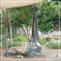 Hot Cast Menthod large size bronze statue garden decoration metal giraffe
